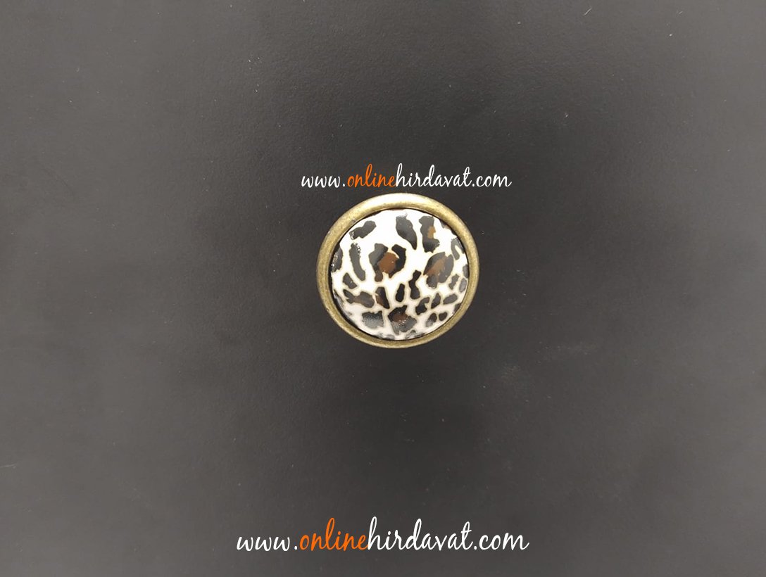 Esal Göreme Antik Sarı D-56 Düğme Kulp