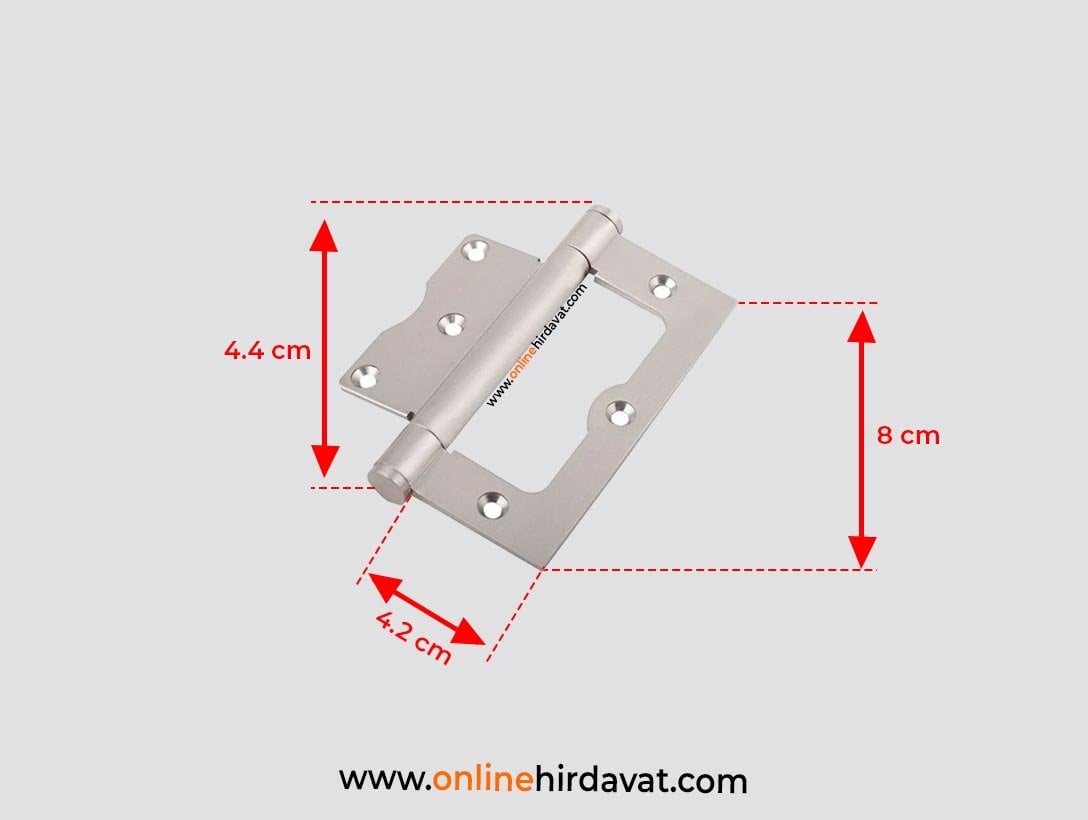 Mini Elit Panel 80 mm Nikel Menteşe